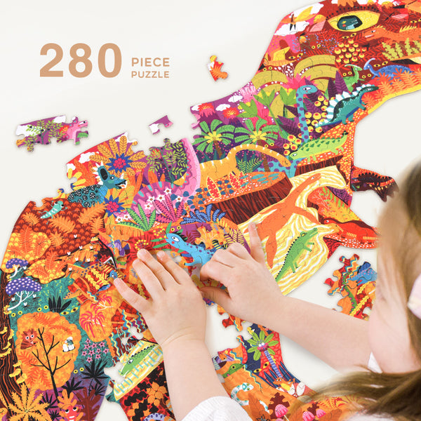 Large Dinosaur Puzzle - 280 pcs