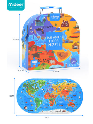 Gift Box Puzzle - Our World - 100 pcs