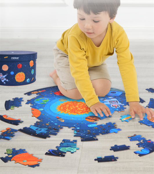 Round Puzzle - Wandering Through The Space - 150 pcs