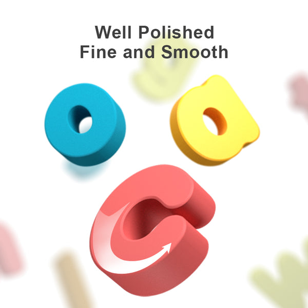 English Spelling Game with Wooden Alphabets