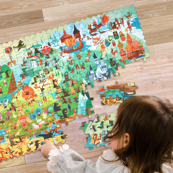 Travel Around The World - Modern North America - 180 pcs