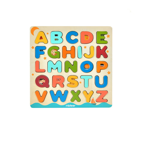 Wooden Magnetic Alphabet Board