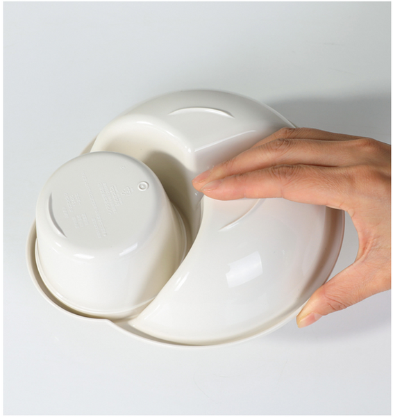 Japanese Divided Snack Bowl | Microwaveable, Unbreakable