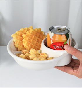 Japanese Divided Snack Bowl | Microwaveable, Unbreakable